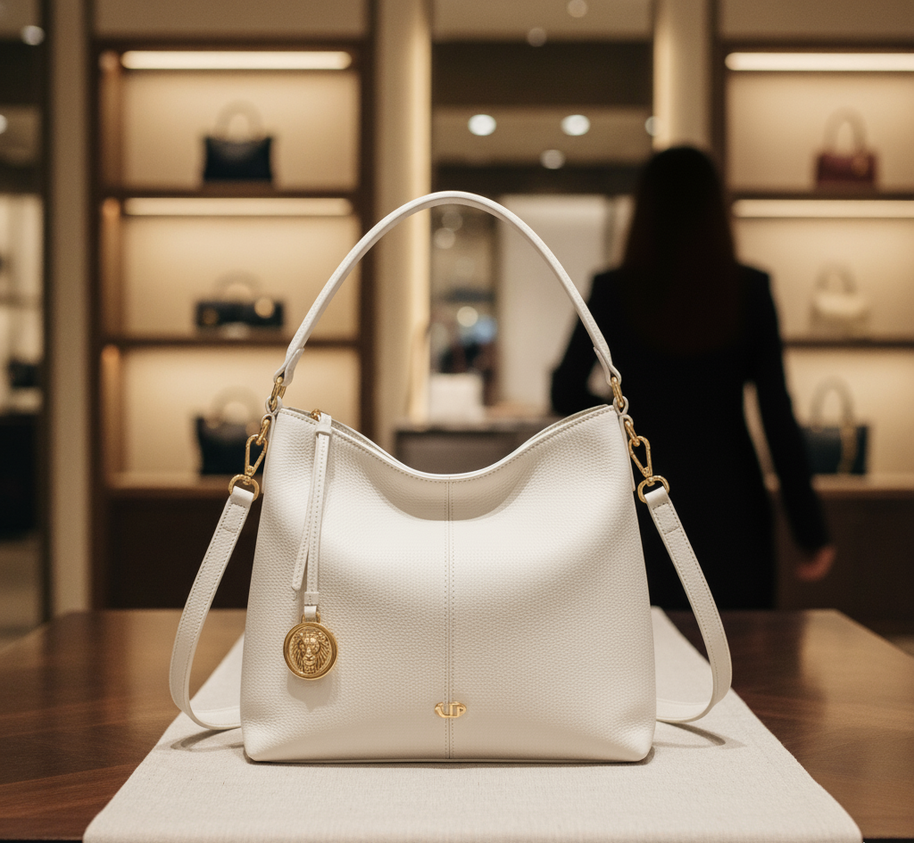 Ivory Hobo Bag